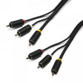 Cablu Serioux 3X RCA Male - 3X RCA Male, 3m