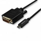 Cablu Startech CDP2DVI3MBNL, USB-C - DVI, 3m, Black