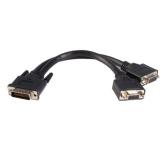 Cablu Startech DMSVGAVGA1, VGA - 2x VGA, 0.2m, Black