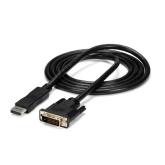 Cablu Startech DP2DVIMM6, DisplayPort - DVI, 1.8m, Black