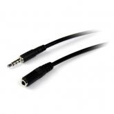 Cablu Startech MUHSMF1M, 3.5mm jack female - 3.5mm jack male, 1m, Black