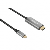 Cablu Trust 23332, USB-C-HDMI, 1.8m, Black