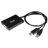 Adaptor Club3D CAC-1010, DisplayPort male - DVI-D female, Black