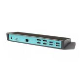 Docking Station I-tec CADUAL4KDOCKPD, Grey-Blue