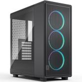Carcasa Fractal Design Epoch Black TG Light Tint, RGB LED, Fara sursa