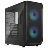 Carcasa Fractal Design Focus 2 RGB Black TG Clear Tint, Fara Sursa