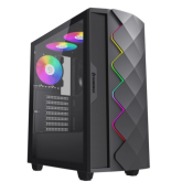 Carcasa Gamemax Diamond CP Black, Fara Sursa