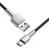 Cablu de date Baseus CAKF000101, USB - USB-C, 1m, Black