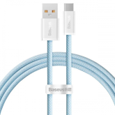 Cablu de date Baseus Dynamic Series, USB-C male - USB-C male, 1m, Blue