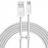 Cablu de date Baseus CALD000702, USB - USB-C, 2m, White
