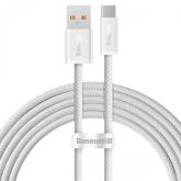 Cablu de date Baseus CALD000702, USB - USB-C, 2m, White