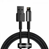 Cablu de date Baseus Tungsten CALWJ-01 USB - Lightning, 1m, Black