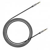 Cablu audio Baseus CAM30-BS1, 1x 3.5mm jack - 1x 3.5mm jack, 1m, Black