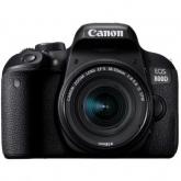 Camera Foto Canon DSLR 800D, 24.2MP, Black + Obiectiv EF-S 18-55 IS