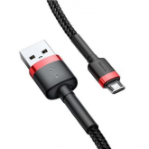 Cablu de date Baseus Cafule, USB male - micro USB, 2m, Black