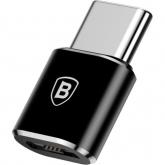 Adaptor Baseus Mini Micro, USB-C - micro USB, Black