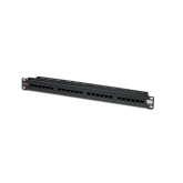 Patch Panel APC CAT6PNL-24, 24 porturi, Cat6, Keystone, Black