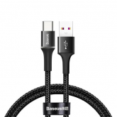 Cablu de date Baseus CATGH-G01, USB - USB-C, 1m, Black