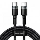 Cablu de date Baseus CATKLF-ALG1, USB-C - USB-C, 2m, Gray