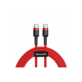 Cablu de date Baseus CATKLF-H09, USB-C male - USB-C male, 2m, Red