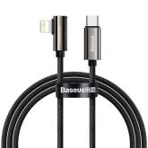 Cablu de date Baseus Legend Elbow CATLCS-A01 USB-C - Lightning, 2m, Black