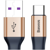 Cablu de date Baseus Nimble, USB-A male - USB-C male, 0.23 m, Black