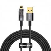 Cablu de date Baseus CATS000501, USB - Lightning, 2m, Black