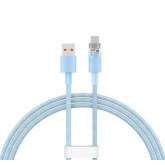 Cablu de date Baseus Explorer, USB male - USB-C male, 2m, Blue