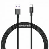Cablu de date Baseus Superior, Fast Charging, CATYS-01, USB - USB-C, 1m, Black
