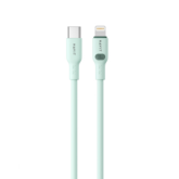 Cablu de date Havit CB6281, USB-C male - Lightning, 1 m, Green