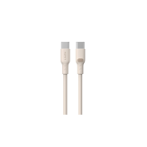 Cablu de date Havit CB6284 2.0m, USB-C male - USB-C male, 2 m, Beige