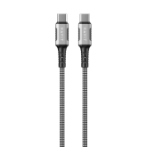 Cablu de date Havit CB6297, USB-C male - USB-C male, 1 m, Black-White