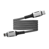Cablu de date Havit CB6298, USB-C male - Lightning, 1 m, Black-Grey