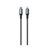 Cablu de date Havit CB6311, USB-C male - Lightning male, 1 m, Black