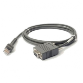 Cablu Zebra CBA-R01-S07PAR, DB9 - RS232, 2.1m, Grey