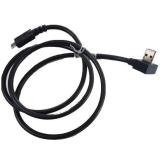 Cablu Zebra USB-C to USB-A cu Unghi de 90 grade, 1.1 m, Black