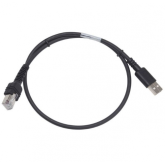 Cablu Zebra CBL-U10255-01 pentru DS55, RJ50 - USB, 0.6m, Black