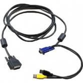 Cablu Vertiv Combo cable CBL0172, 2x USB - Displayport, 1.8m, Black