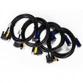 Set cabluri Vertiv CBL0173-4, 26pin - Displayport, 3.6m, Black, 4pack