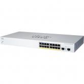 Switch Cisco CBS220-16P-2G, 16 porturi, PoE