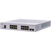 Switch Cisco CBS250-16T-2G-EU, 16 Porturi