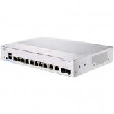 Switch Cisco CBS350-12NP-4X, 12 porturi, PoE
