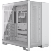 Carcasa Corsair 6500D Airflow TG White, Fara sursa