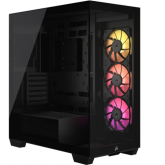 Carcasa Corsair iCue 3500X RGB Black, Fara sursa