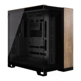 Carcasa Corsair 6500X TG Black/Walnut, Fara sursa