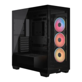 Carcasa Corsair 3500X LX-R RGB iCUE LINK Black, Fara sursa