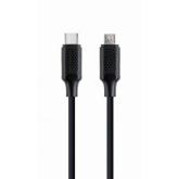 Cablu de date Gembird CC-USB2-CMMBM-1.5M, USB-C - microUSB, 1.5m, Black