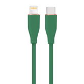 Cablu de date Gembird CC-USB2S-CM8PM-1.5M-G, USB-C male - Lightning male, 1.5 m, Green