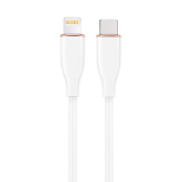 Cablu de date Gembird CC-USB2S-CM8PM-1.5M-W, USB-C male - Lightning male, 1.5 m, White