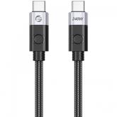 Cablu de date Orico CC240-40-10-BK, USB-C male - USB-C male, 1m, Black